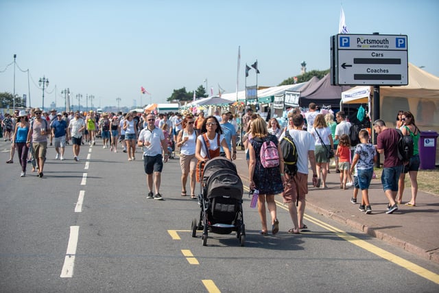General view of the main thoroughfare through the festival. Picture: (250819-024)