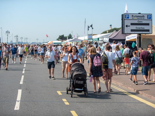 General view of the main thoroughfare through the festival. Picture: (250819-024)