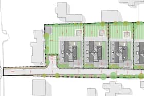 Plans from Blenheim Architecture for four new homes on the site of a house on Dore Road, Dore, Sheffield are being considered by the city council's July planning committee