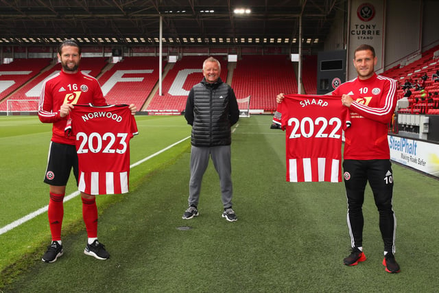 Ollie Norwood and Billy Sharp are two Sheffield United stars out of contract at the end of the current season, with the Blades facing a key summer