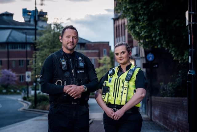 PC Toby Brown and PC Harriet Murray have both won South Yorkshire Police Federation Bravery Awards for their role in chasing down and detaining a violent attacker who had just raped a stranger in Sheffield