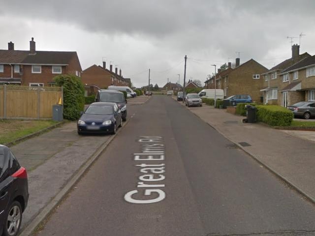 There were 2 reports of burglary in the Great Elms Road area