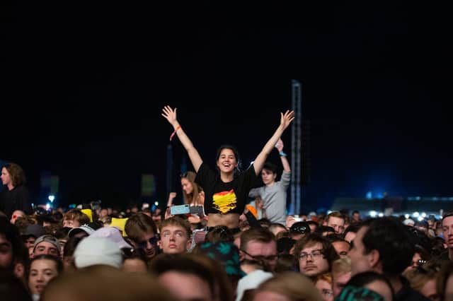 Crowds of people enjoying Victorious on Day 1. Picture: Habibur Rahman