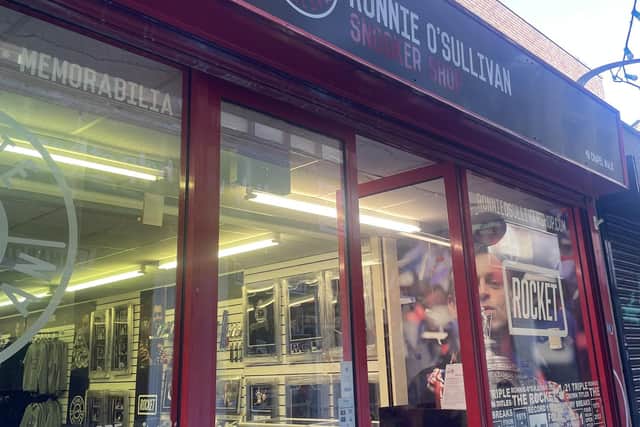 The 2023 World Snooker Championship will take place at The Crucible theatre in Sheffield city centre from April 15 to May 1. Defending champion Ronnie O'Sullivan has opened a pop-up shop on nearby Chapel Walk