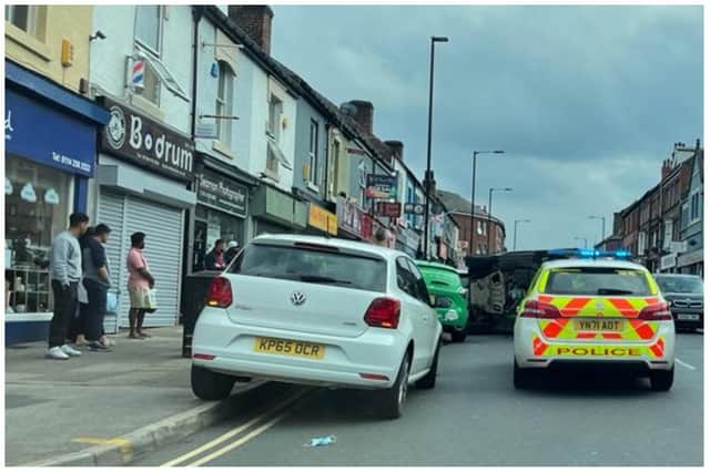 The incident took place on London Road earlier today (Sunday, September 11) and a section of the road is currently blocked.