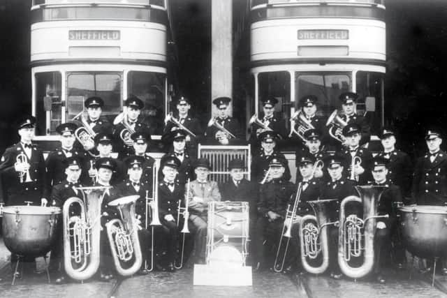 Sheffield Tramways Band in 1939