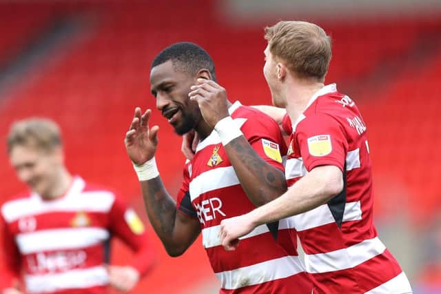 Doncaster Rovers are sweating on the fitness of Omar Bogle as the promotion race heats up. Photo: George Wood/Getty Images