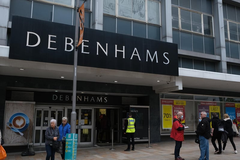 The Debenhams store on The Moor closed down in May after the company went into administration.