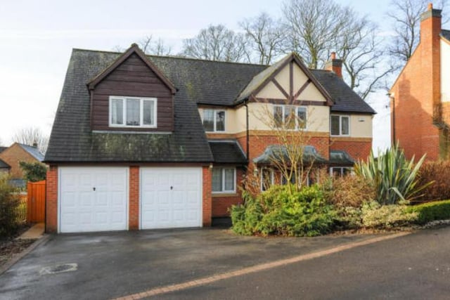 A five bedroom house with a large, enclosed back garden, it was sold for £540,000.