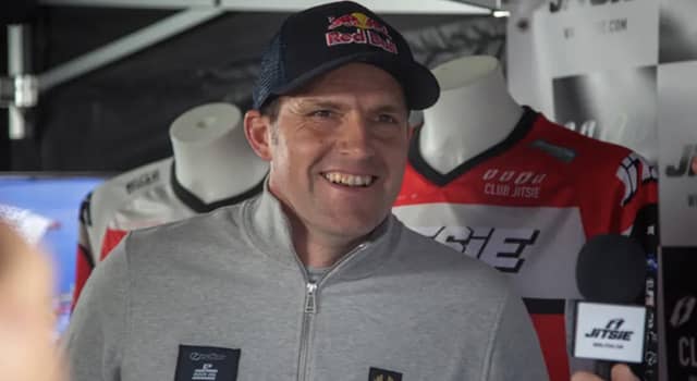Motorcycle legend Dougie Lampkin