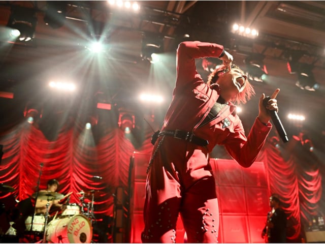 The singer delivered a high octane show from start to finish.