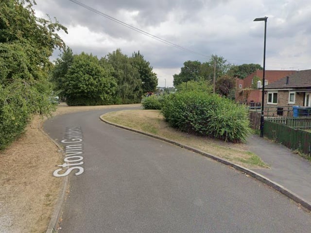 The joint third-highest number of reports of drug offences in Sheffield in January 2023 were made in connection with incidents that took place on or near Stovin Gardens, Greenland, with 2
