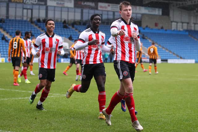 The big defender was a key man for United's U23 side last season: Simon Bellis/Sportimage