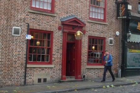 The Brown Bear is one of the oldest pubs in the city centre and is a traditional two-roomed pub. It is housed in a Grade II listed building that dates from the late 18th century—predating most of the buildings in the surrounding area.