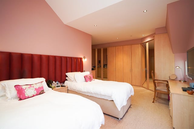 The bedrooms are all beautifully appointed with fitted wardrobes.