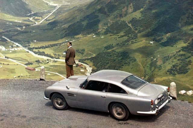 Sean Connery in Goldfinger in 1964