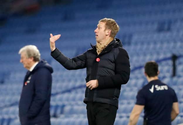 Graham Potter, Manager of Brighton. (Photo by Frank Augstein - Pool/Getty Images)