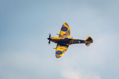 Louise Moon's photography captured the colours of the Spitfire