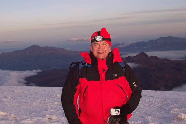 Steve Jones, Remploy Healthcare's general manager, based at the company's factory on Sheffield Road, Chesterfield, raised more than £3,000 for children's charities by climbing to the top of the world's highest active volcano.
