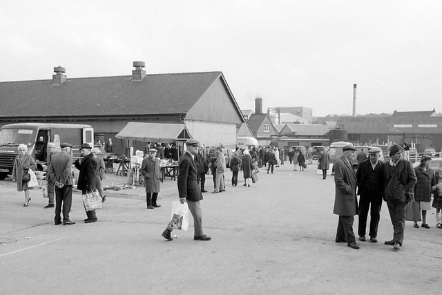 The cattle market was a popular attraction which was busy every week until its closure.