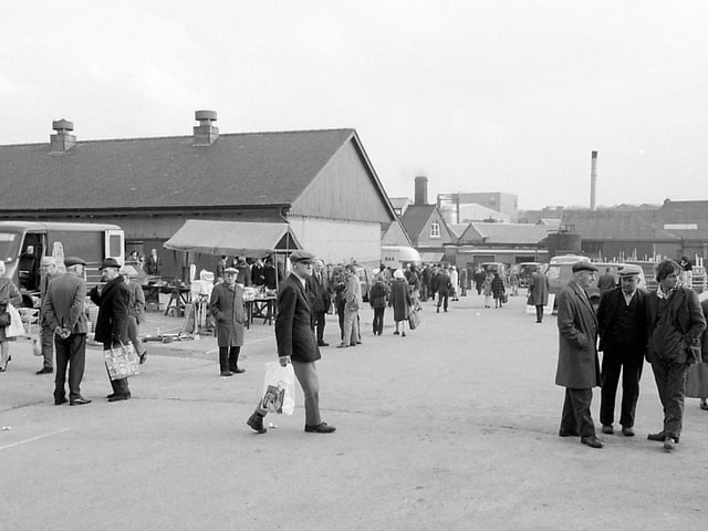 The cattle market was a popular attraction which was busy every week until its closure.