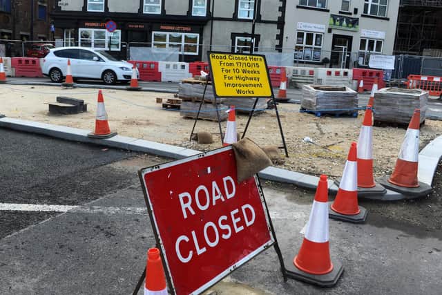 A new one way system on West Bar has been put in place due to the roadworks. Sheffield has had the second highest number of roadworks in Brtain in the last two years, according to a report. Picture: Andrew Roe