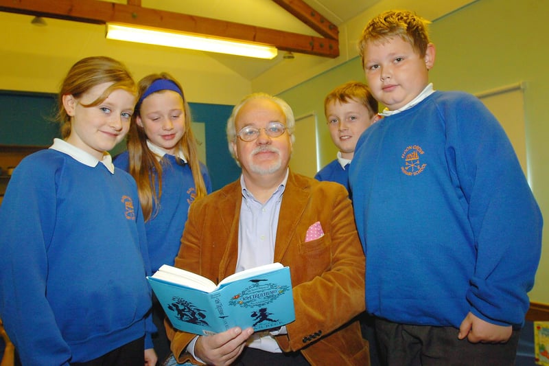 Author Ian Back paid a visit to the school 15 years ago. Did you get to meet him?