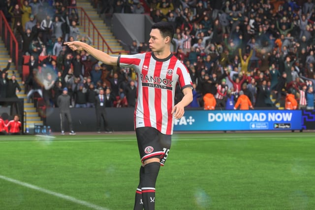 That's Anel Ahmedhodzic - trust us. The Blades new boy hasn't had a face scan and so appears with a rather generic likeness