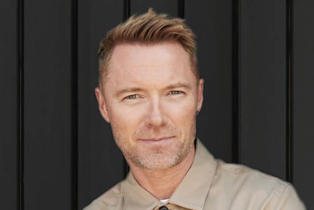 Ronan Keating. The former Boyzone singer is coming to Sheffield as part of his long-delayed tour.
