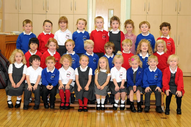 East Boldon Infants School and it was Mrs Sangray's reception class which was pictured in 2014.
