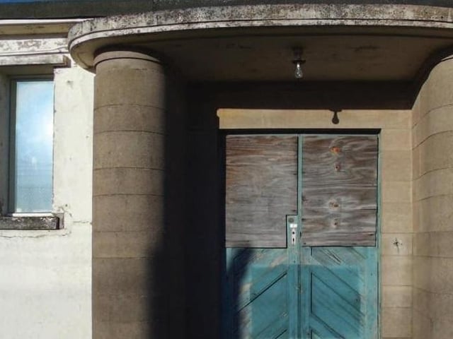 The door to the former secret listening station