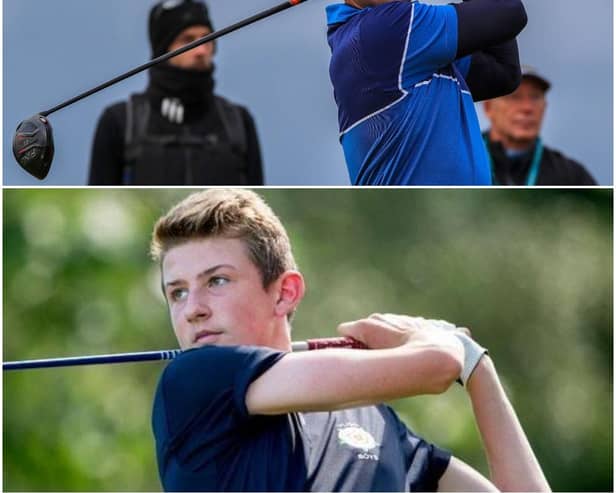 Alex Fitzpatrick (top) and Barclay Brown, both of Hallamshire Golf Club, have been selected for to represent GB&I at the Walker Cup.