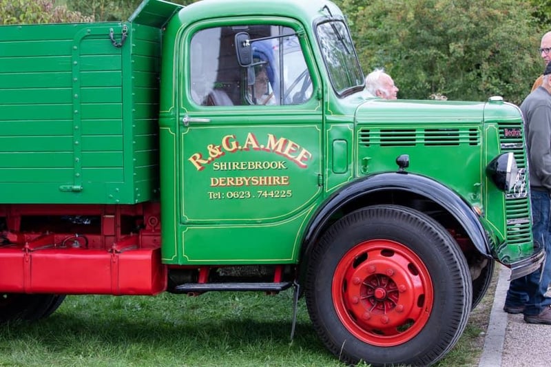 An old lorry on show at the open day.
