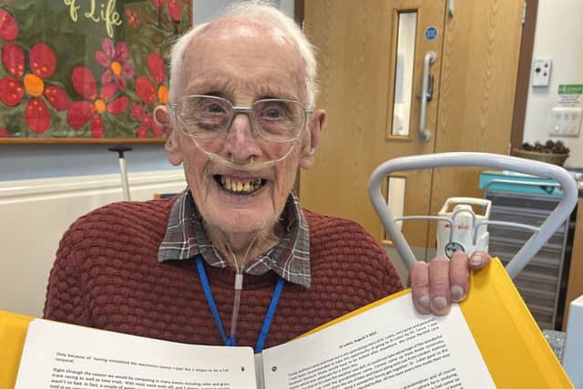 Ted only started keeping a diary to improve his computer skills