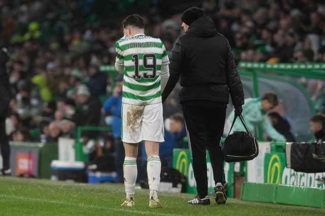 Celtic star Mikey Johnston has suffered another injury blow. The winger was taken off during the Scottish Cup win over Raith Rovers on Sunday and will be out for a period. Ange Postecoglou said: “Mikey Johnston picked up an ankle sprain, nothing too serious but it will keep him out for a little while.” (Various)