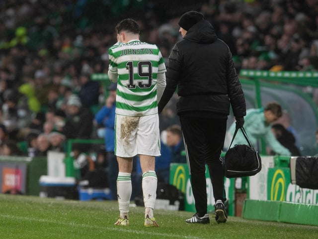 Celtic star Mikey Johnston has suffered another injury blow. The winger was taken off during the Scottish Cup win over Raith Rovers on Sunday and will be out for a period. Ange Postecoglou said: “Mikey Johnston picked up an ankle sprain, nothing too serious but it will keep him out for a little while.” (Various)
