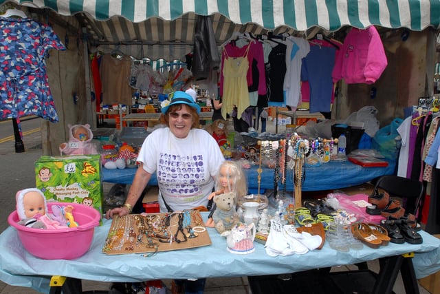 Stall holder Jenny Burton had a huge range of items to sell in 2011.