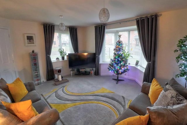 Has Christmas come early for the new owners of this Shirebrook property? The tree is already up in the light and airy lounge, which can be accessed via the entrance hallway. Two windows include a large uPVC double-glazed bay, while the floor is carpeted and there is an under-stairs storage cupboard too.