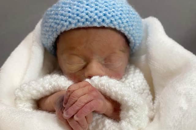 Cassian Curry was a “miracle” IVF baby who passed away at just two days old (Photo: Scala/Curry Family/SWNS)