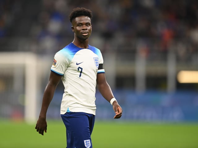 Saka has been in stunning form for Arsenal and he looks set to be given the chance to carry the momentum into England’s first game.
