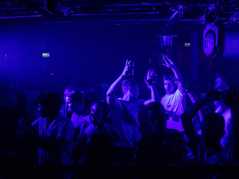 Face coverings in newly-reopened nightclubs can be removed when dancing, drinking and dining - but they need to be worn when moving around late-night venues. 

That includes walking to the dancefloor, going to the toilet and ordering at the bar.