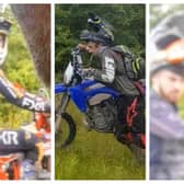 Police are keen to find these three men after a farmer's field in Doncaster was wrecked by bikers