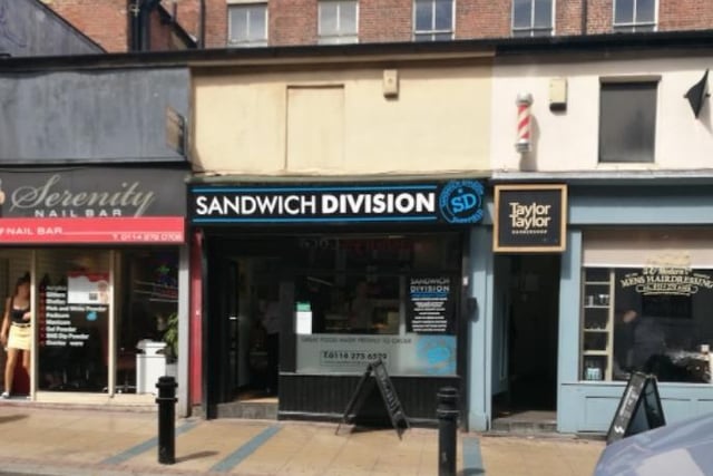 Sandwich Division, 22 Division Street, Sheffield, S1 4GF. Rating: 4.6/5 (based on 39 Google Reviews). "Great service, lovely staff! Baked goods are always a win from here, as are the sandwiches."