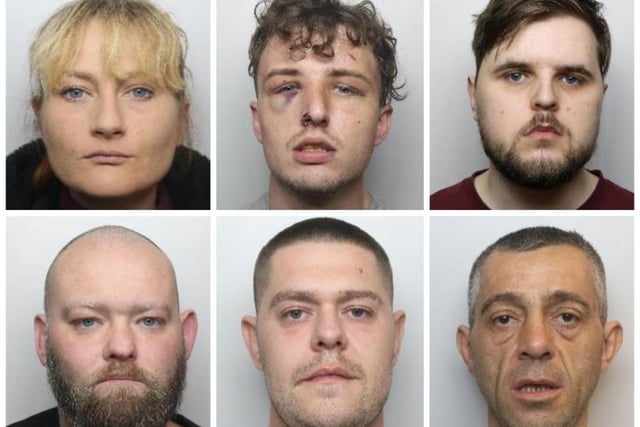 All of the six defendants pictured here have been sentenced to jail time during hearings held at Sheffield Crown Court in June 2023.
Top row, left to right: Amanda Hallows; Joshua Deere and Daniel Carr
Bottom row, left to right: James Hackett; Nathan Green and Jason Bennett