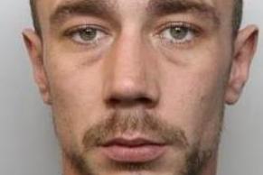 Pictured is Gareth Gratton who has been jailed for four-years and two-months after threatening and warning at students at a loud party to shut up.
Sheffield Crown Court heard on August 18 how Gratton, aged 34, of Mawfa Avenue, Norton, Sheffield, pointed the firearm at students and waved it around at the party at a property on Shoreham Street, Sheffield.
The defendant, who has previous convictions, pleaded guilty to possessing an imitation firearm with intent to cause fear or violence after the incident on July 12.