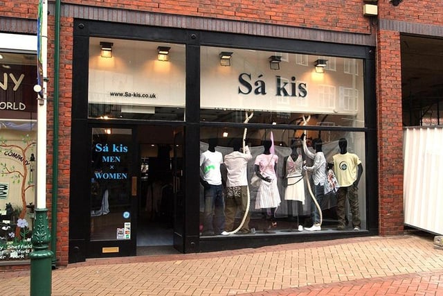 The Sá Kis ladies and menswear shop in Orchard Square pictured in June 2003