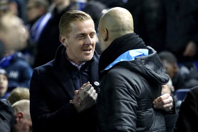 Garry Monk was happy with the performance and cmmitment of his players in their 1-0 FA Cup defeat to Manchester City.