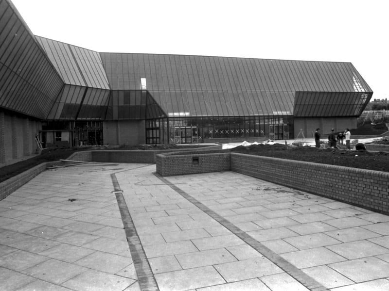 Cameron Toll shopping centre in Edinburgh, nearing completion in October 1984.