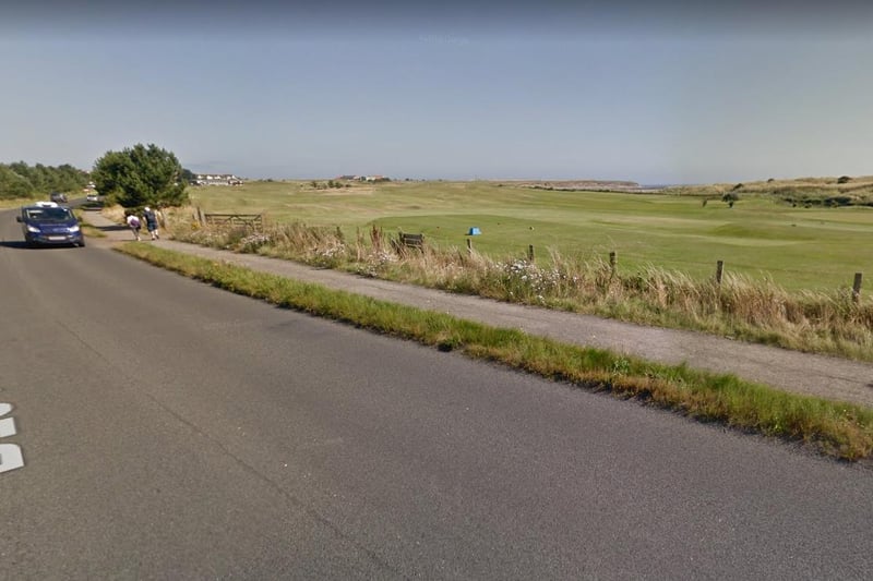 Seahouses golf course lies on the south side of the village as the B1340 makes its way towards Beadnell.