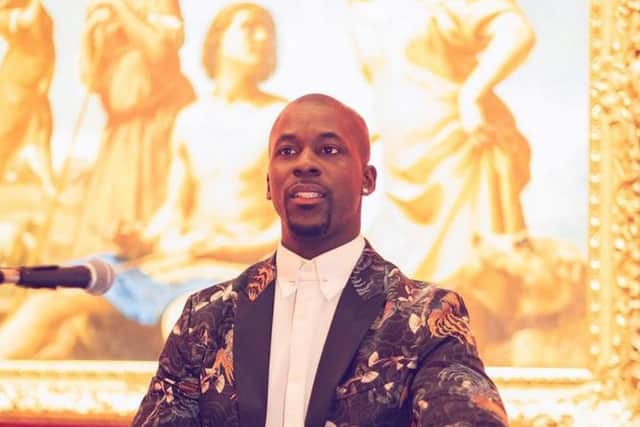 The acclaimed pianist OKIEM, pictured here performing for the Queen at Buckingham Palace, is set to play at Sheffield's first African Caribbean market (pic: Jane Jimenez Photography/okiemofficial)